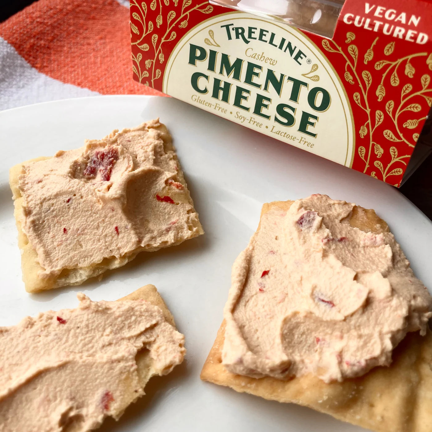 Treeline Non Dairy Cashew Pimento Cheese, Vegan - Pack of 2