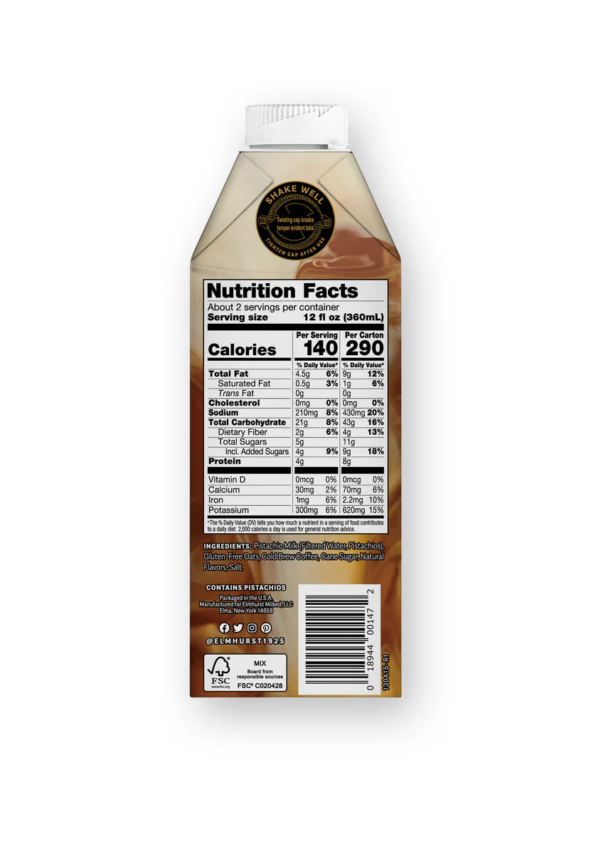 Elmhurst Dairy Free, The Pistachio Variety - Pack of 4