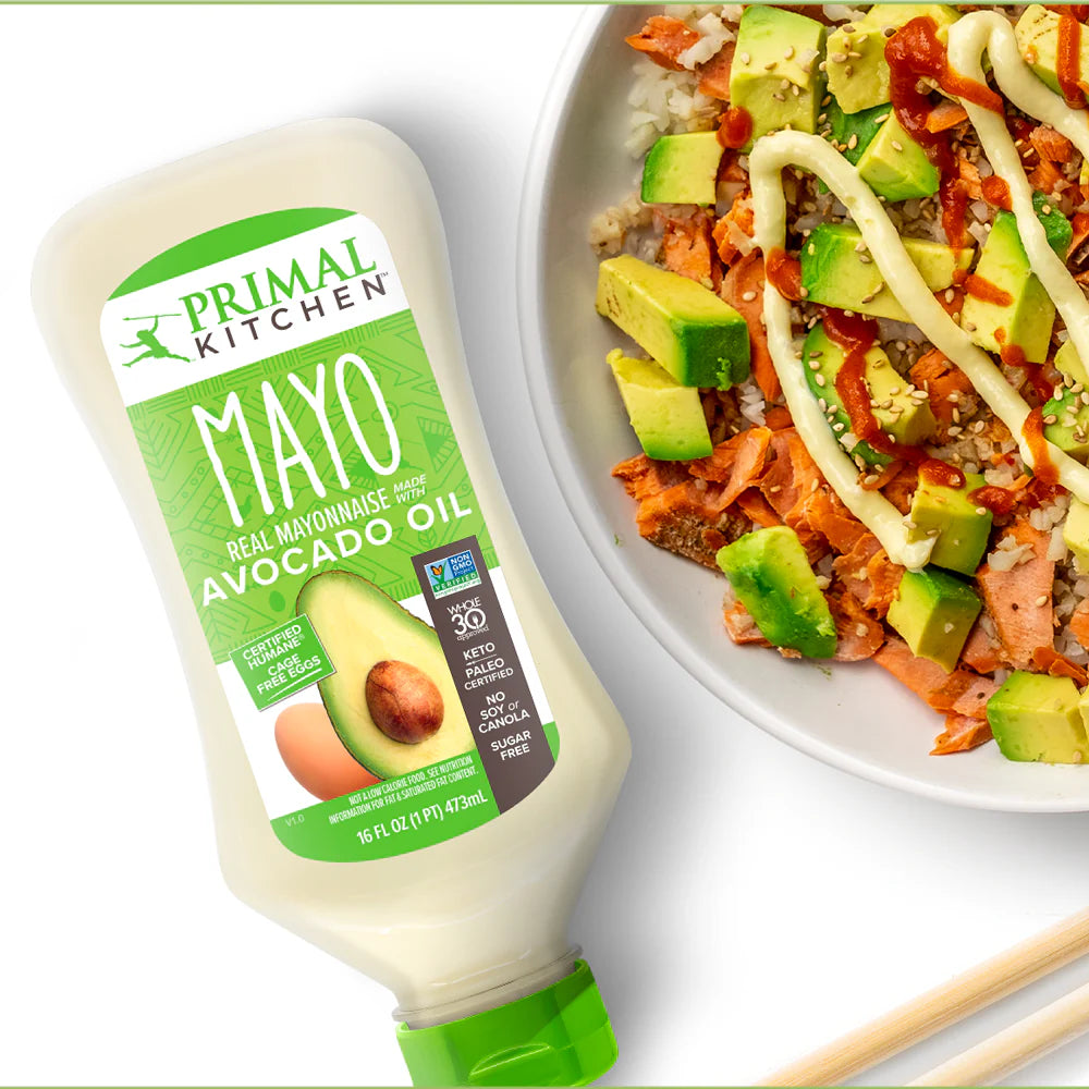Primal Kitchen Real Mayonnaise With Avocado Oil Squeeze Bottle, 17 oz - Pack of 6