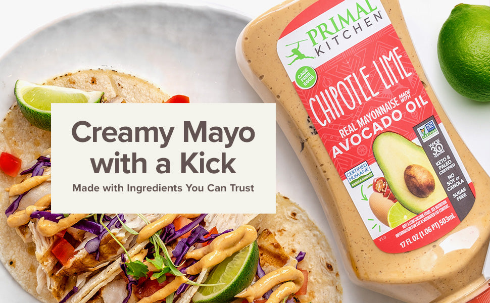 Primal Kitchen Chipotle Lime Real Mayonnaise With Avocado Oil Squeeze Bottle, 17 oz
