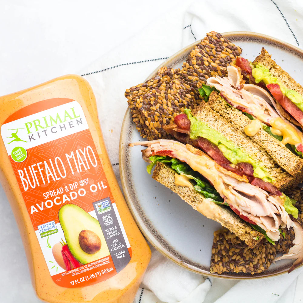 Primal Kitchen Buffalo Real Mayonnaise With Avocado Oil Squeeze Bottle, 17 oz
