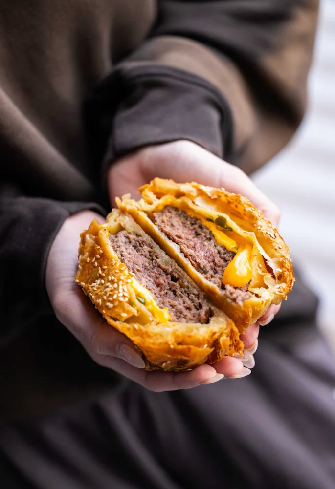 Wellingtons Party Bundle - 6 Cheeseburger Beef Wellingtons & 40 Buffalo Chicken Welly Bites