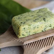 Churned Wild Garlic & Kampot Pepper Butter by Bordier - 4.4 oz | Hand-made, Grass Fed | Imported from France - Pack of 3