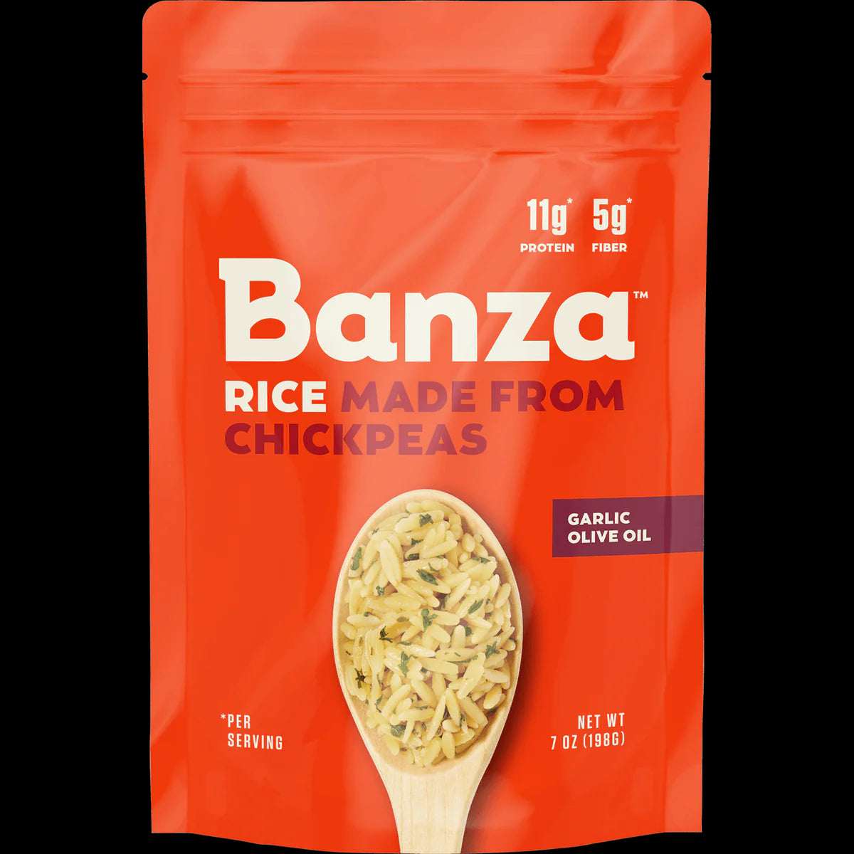 Banza Chickpea Rice - Garlic Olive Oil - 8 oz - Pack of 6