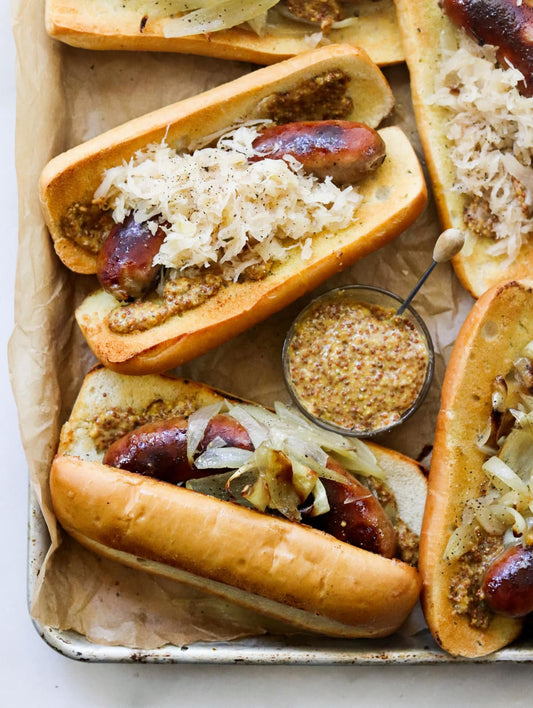 Oktoberfest Brats Bavarian Beer Bratwurst - 6 lb, Serves 10
