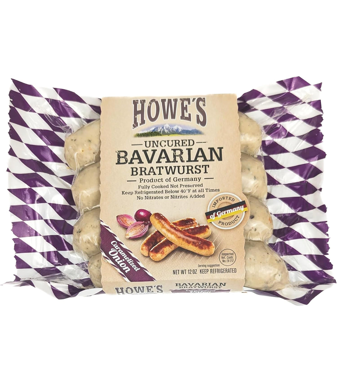 Howe's Uncured Bavarian Bratwurst