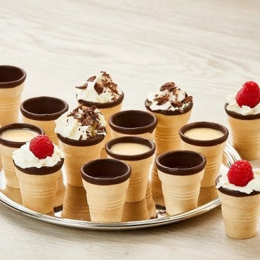 Decor On Ice Edible Waffle Cups - includes 60