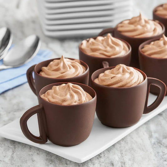 Dark Chocolate Mini Coffee Cups, Mona Lisa  - 45/Case
