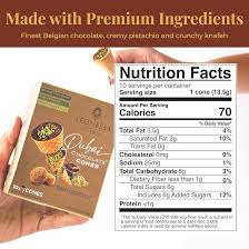 Leonessa Dubai Chocolate Cones with Pistachio Kunafa | Made with Premium Belgian Chocolates | Kunafa Chocolate | Chocolates de Dubai