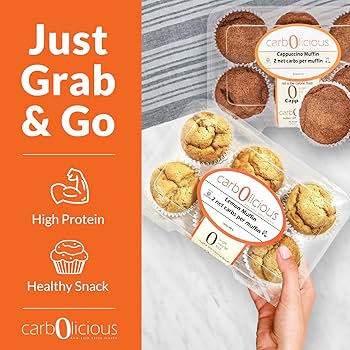 Low Carb Lemon Muffins - Pack of 6