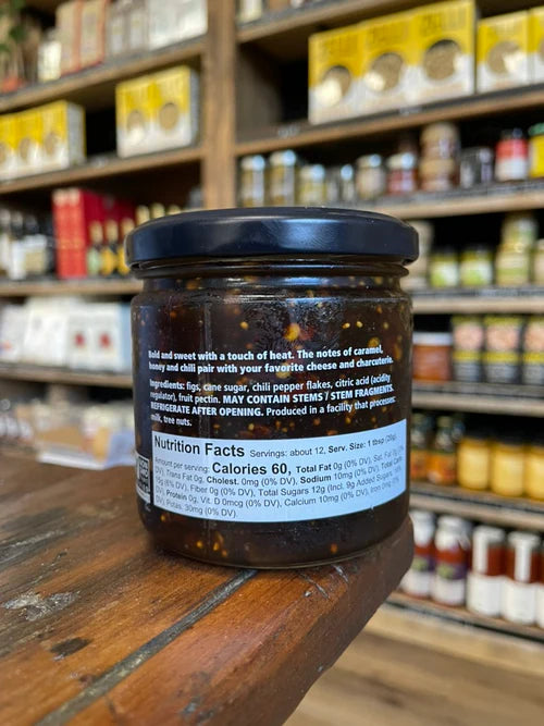 Divina Chili Fig Spread Jam, 9 oz - Pack of 2