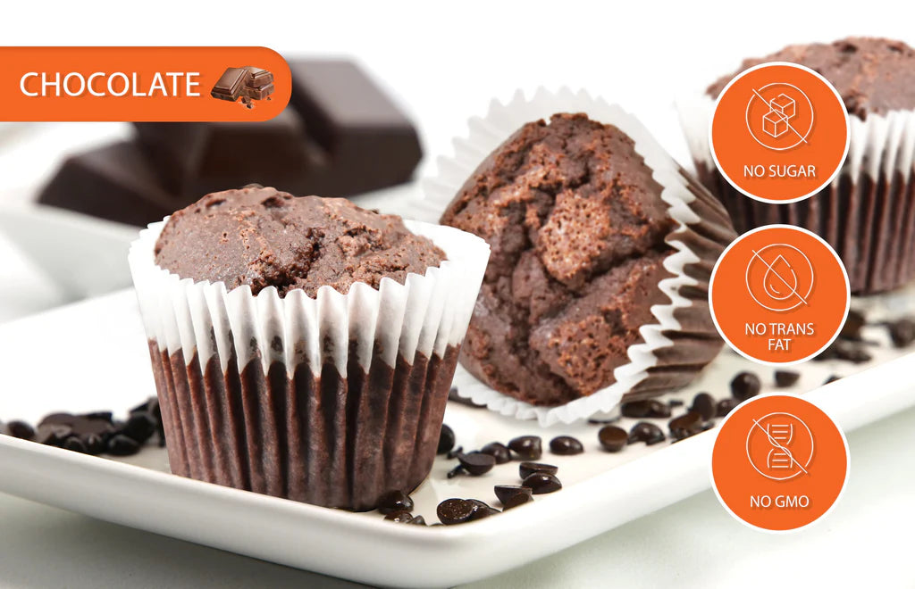 Low Carb Chocolate Muffins - Pack of 6