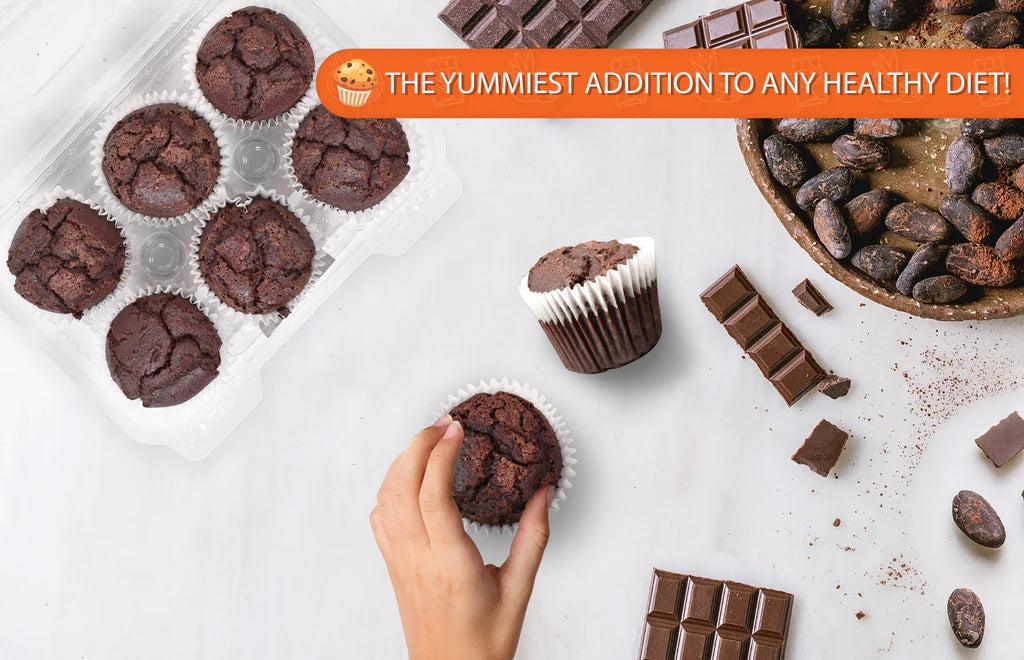 Low Carb Chocolate Muffins - Pack of 6