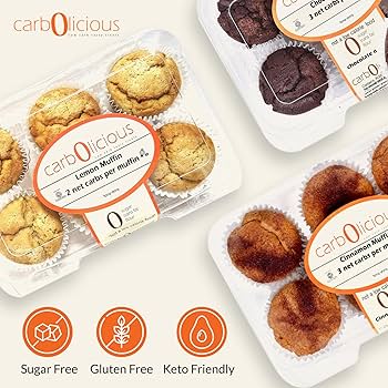 Low Carb Lemon Muffins - Pack of 6