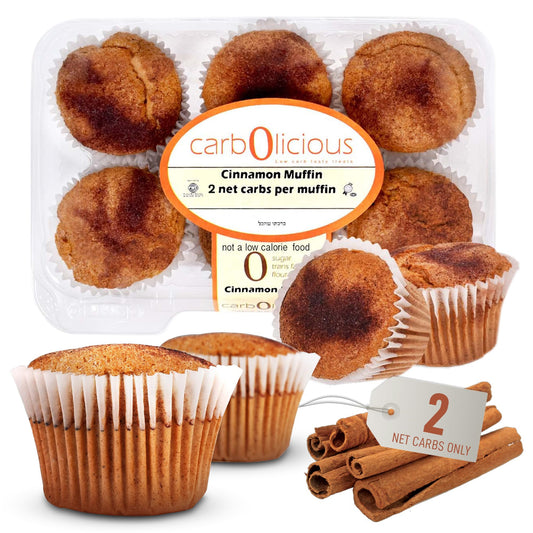 Low Carb Cinnamon Muffins - Pack of 6