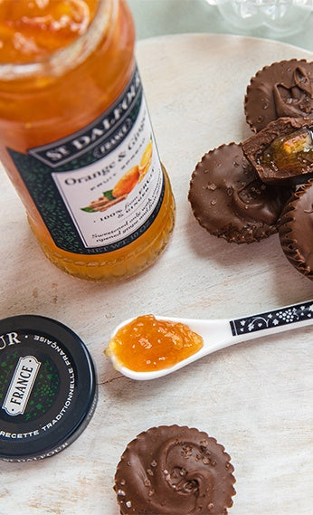 St. Dalfour Orange & Ginger Fruit Spread - 10oz - 100% from Fruit & Ginger, No Artificial Ingredients, Non-GMO, No Cane Sugars, All Natural, Made in France - Pack of 2