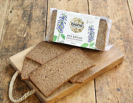 Biona Organic Rye Bread - Chia & Flax Seed