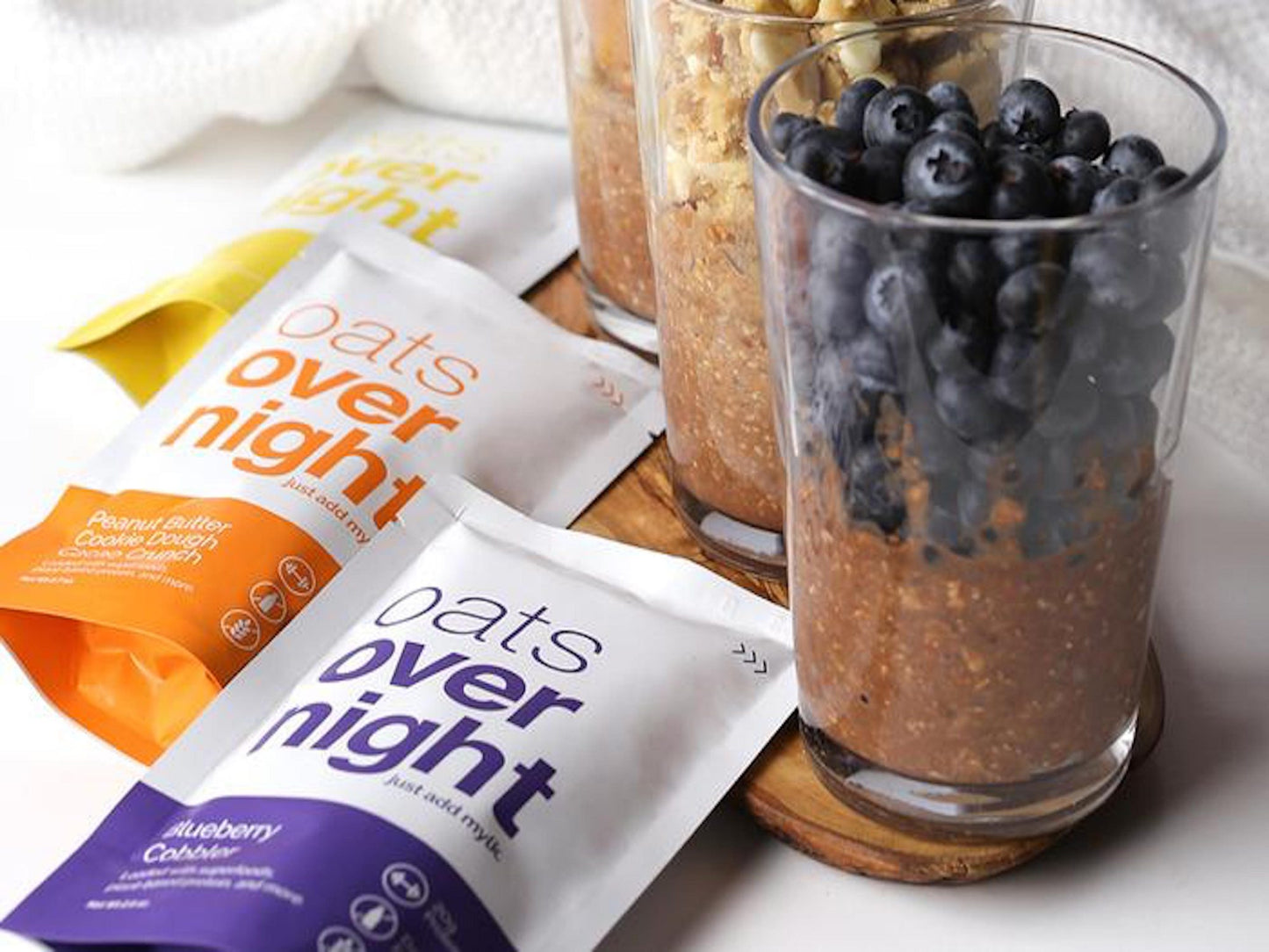 Oats Overnight Variety Pack - Pack of 8 - Gluten Free