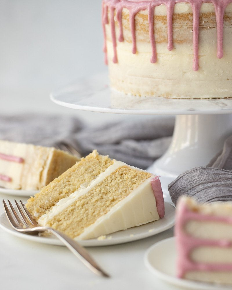Gluten Free Vanilla Cake Gourmet Cake Mix - Non-GMO, Kosher, Rice Free, Soy Free, Dairy Free, Peanut Free, No Preservatives, No Artificial Flavors or Colors - 19.5 oz