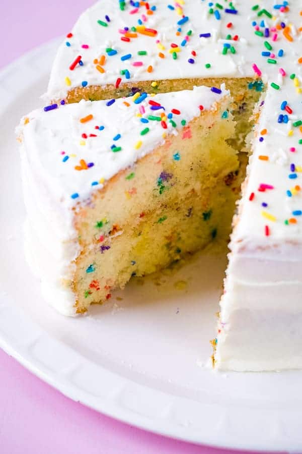 Gluten Free Small Batch Confetti Cake Gourmet Cake Mix - Non-GMO, Kosher, Rice Free, Soy Free, Dairy Free, Peanut Free, No Preservatives, No Artificial Flavors or Colors - 10 oz