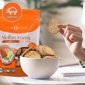 Low Carb Melba Toast, Sea Salt - Pack of 2