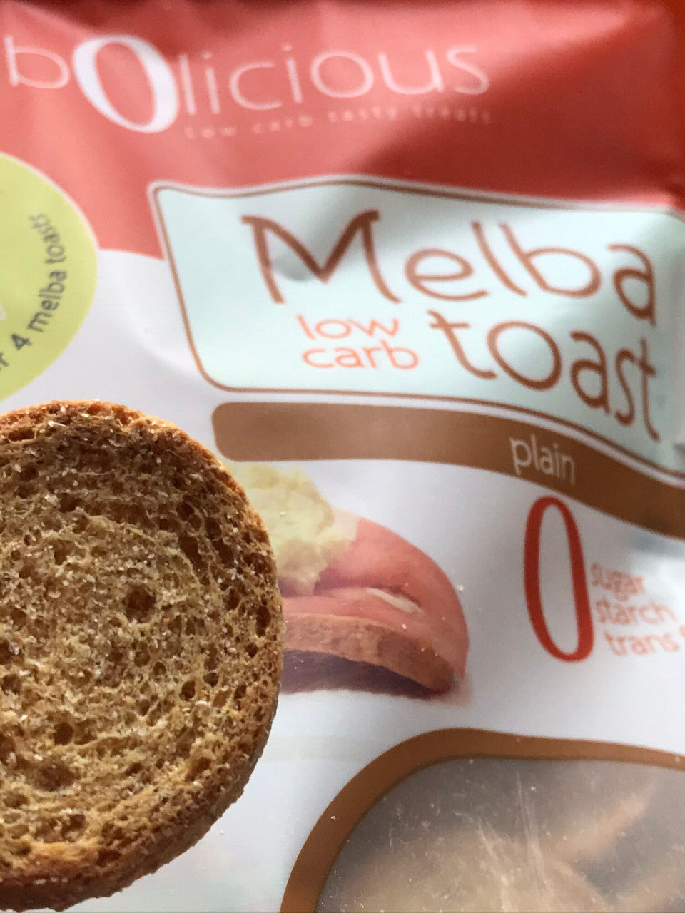 Low Carb Melba Toast, Sea Salt - Pack of 2