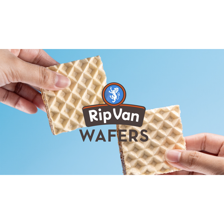 Rip Van Vanilla Wafer Cookies - Keto, Non-GMO, Healthy Snacks, Low Carb & Low Sugar (2g), Low Calorie, Vegan - includes 16