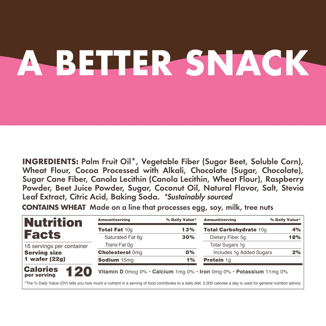 Rip Van Raspberry & Dark Chocolate Wafer Cookies - Keto, Non-GMO, Healthy Snacks, Low Carb & Low Sugar (2g), Low Calorie, Vegan - includes 16 - Pack of 3