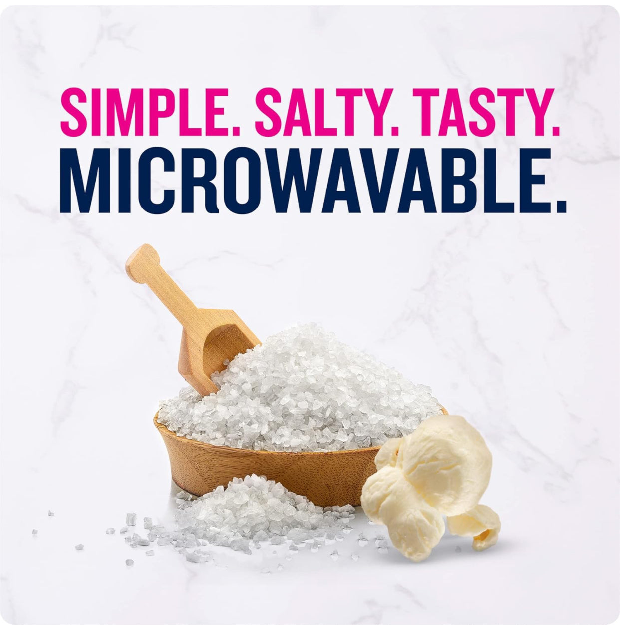 Angie's BOOMCHICKAPOP Sea Salt Microwave Popcorn, (6) 3.29 oz. bags