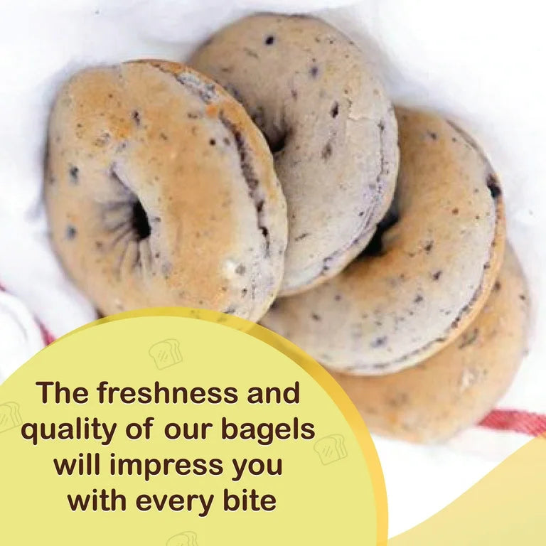 New Grains Artisan Gluten Free Blueberry Bagels - Pack of 2