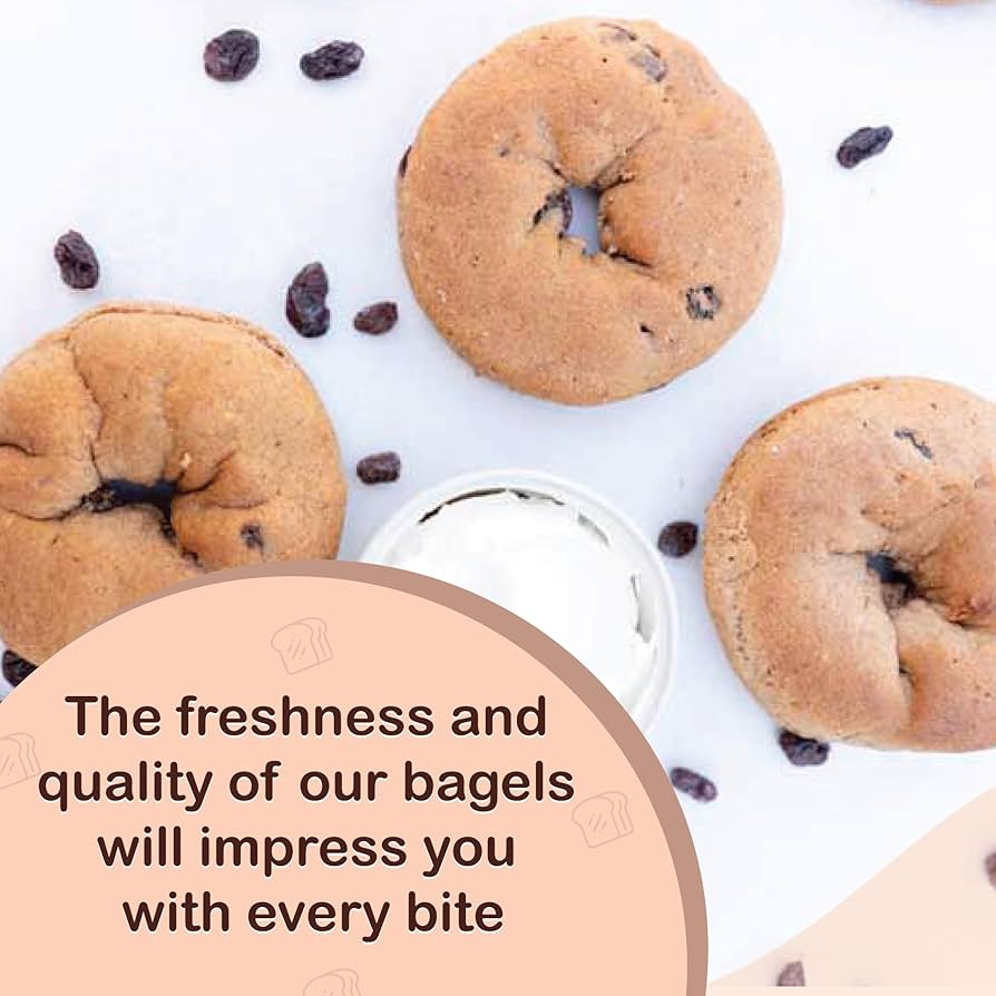 New Grains Artisan Gluten Free Cinnamon Raisin Bagels - Pack of 2