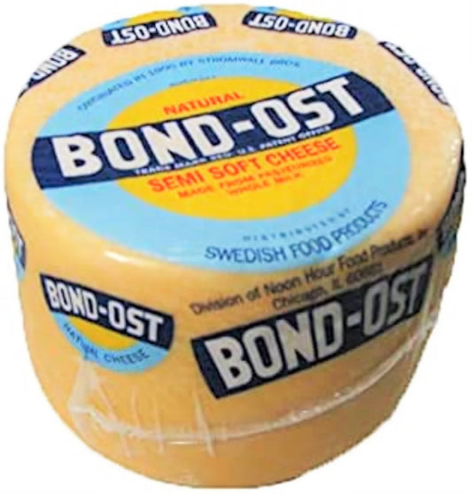 Bond Ost Cheese, Whole Round - Plain - 2 lb