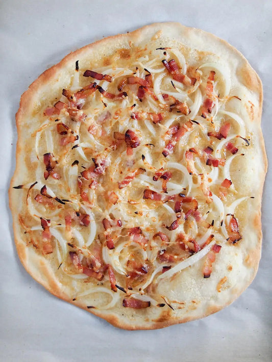 Flammekueche - Tarte Flambée - Serves 2