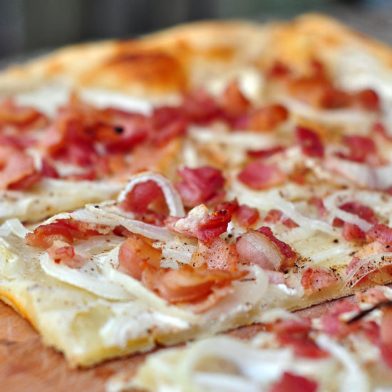 Flammekueche - Tarte Flambée - Serves 2