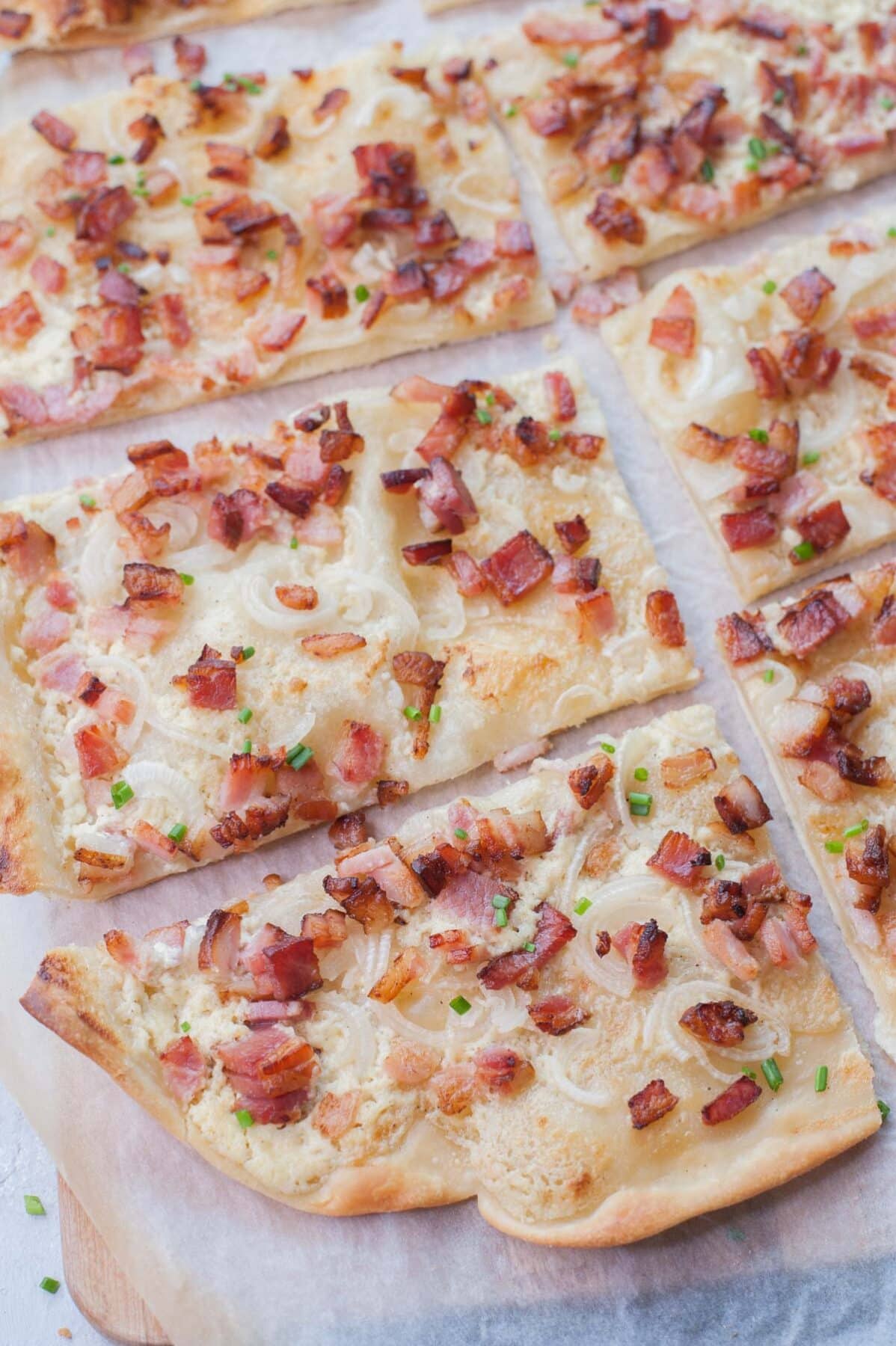Flammekueche - Tarte Flambée - Serves 2
