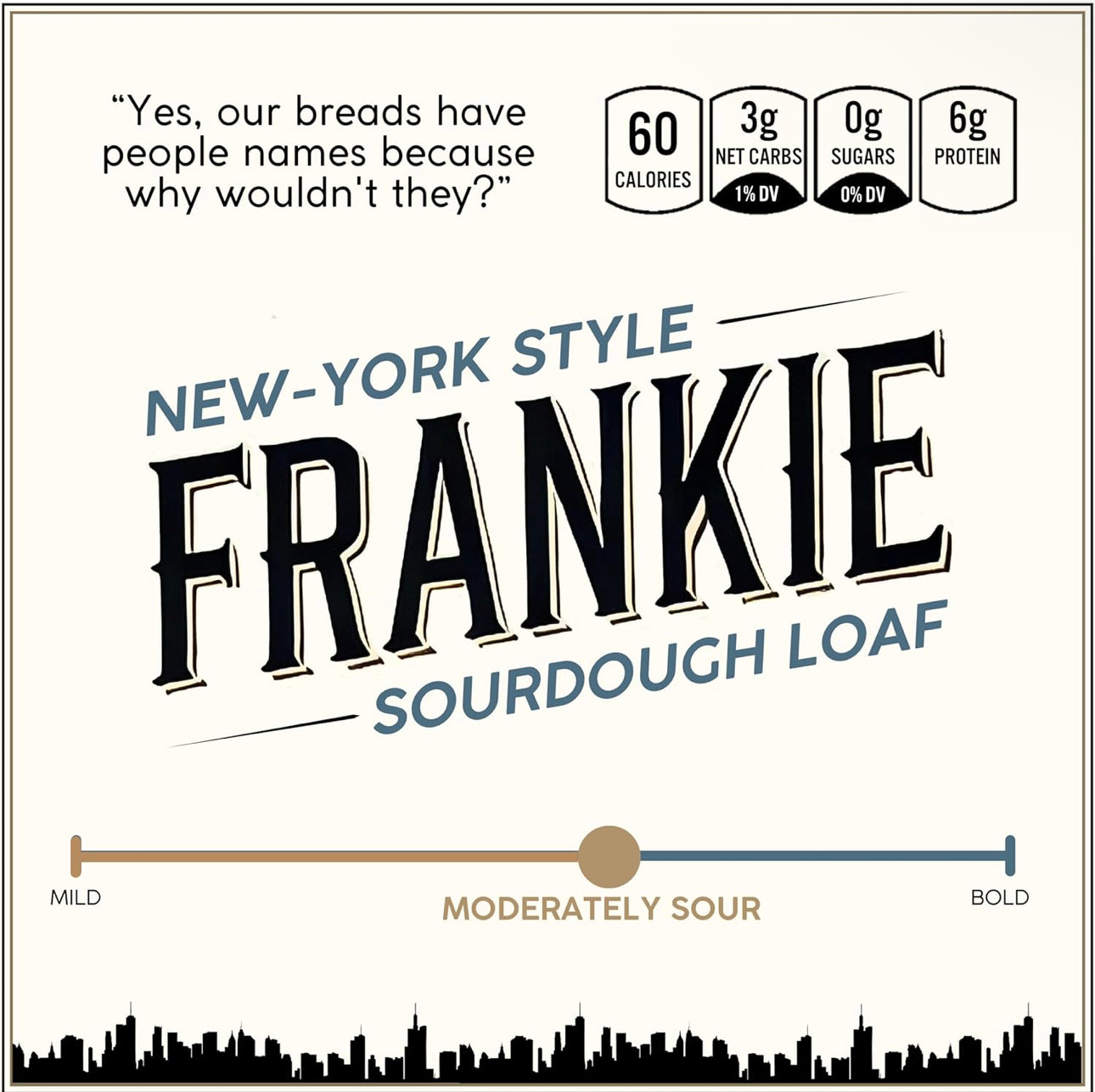 Dr. B's New York Style Sourdough Boule, 3g Net Carbs & 6 Protein, Low Carb, Vegan, Nut-Free, Sugar-Free - Unsliced - Pack of 2