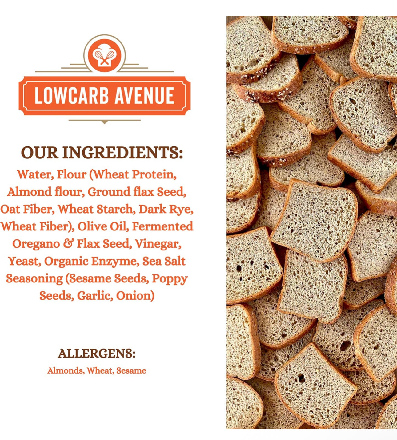 Dr. B's Multigrain Everything Bread, 1g Net Carbs & 7g Protein, Low Calorie, Vegan, Sugar Free, Fresh, Sliced, Keto & Low Carb Bread Loaf, 16 oz - Pack of 2