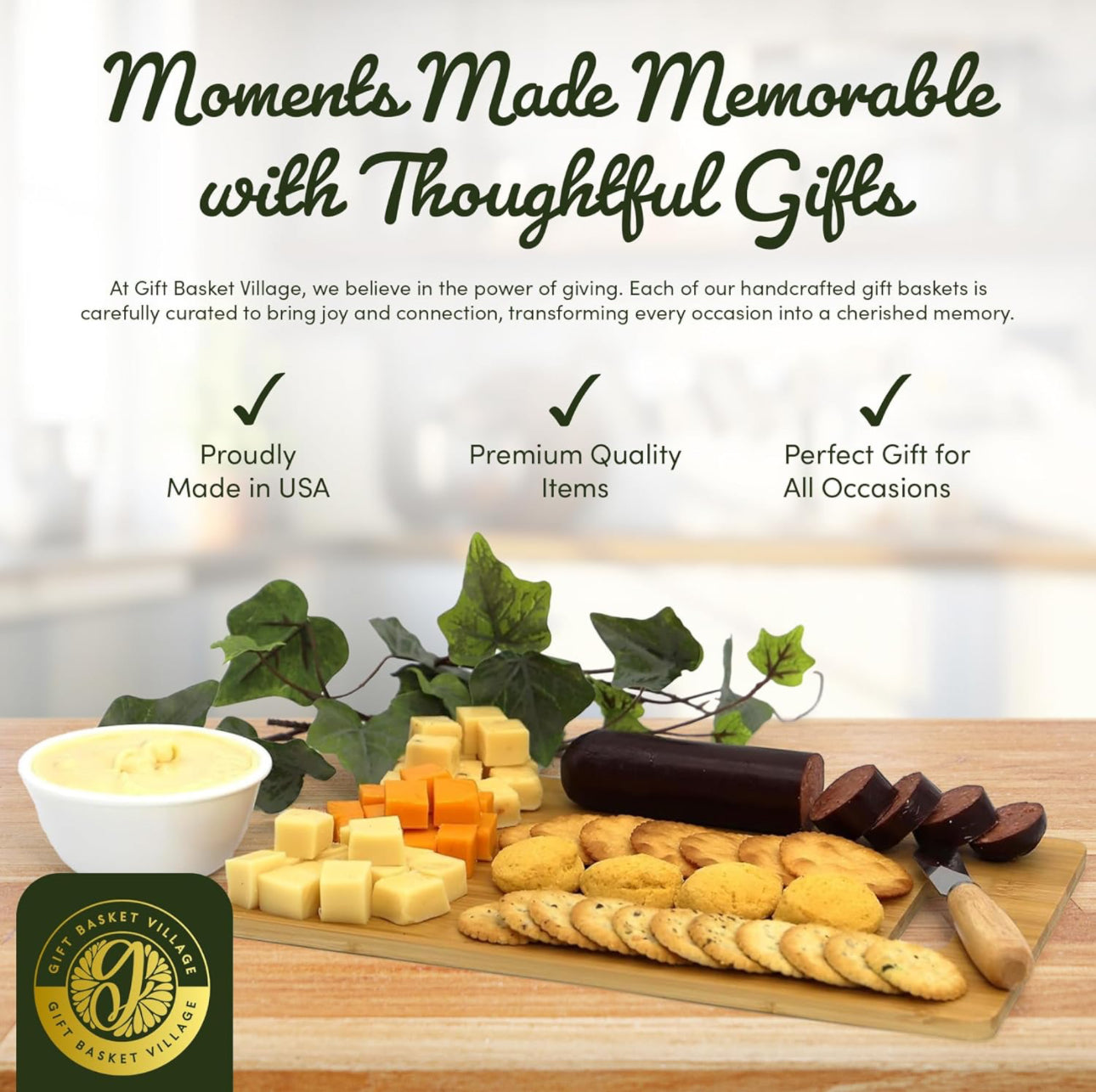 Gobble Til You Wobble Ultimate Thanksgiving Feast Gift Basket with Gourmet Snacks & Treats