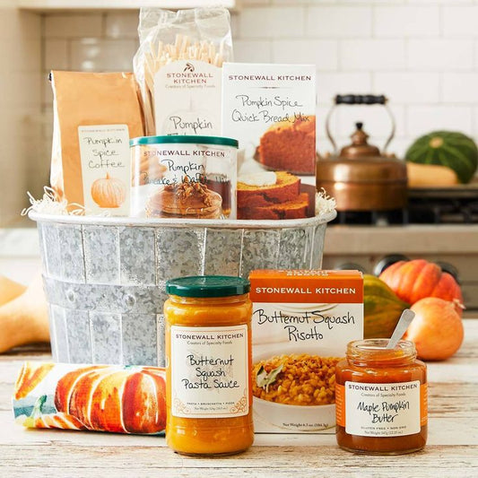 Stonewall Kitchen Pumpkin Favorites Gift - 8 Piece Gift Basket