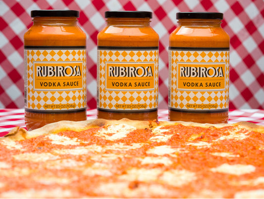 Rubirosa Signature Vodka Sauce - Classic Creamy Tomato Vodka Pasta Sauce - Keto-Friendly, Kosher, Gluten Free - Pack of 3