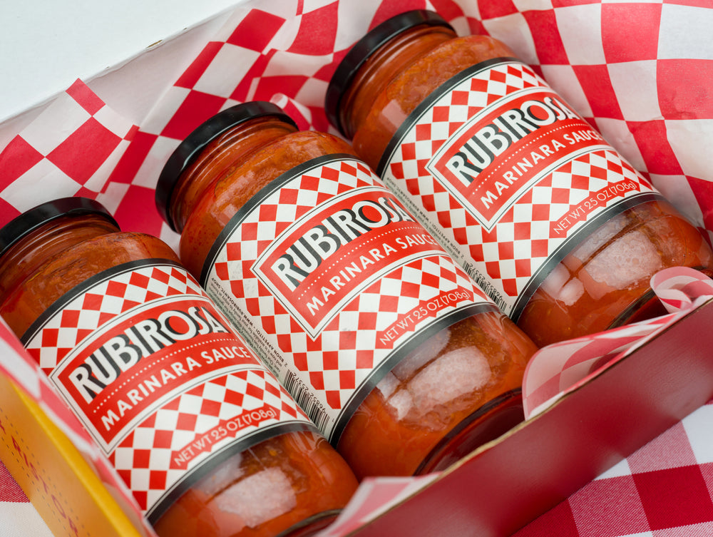 Rubirosa Marinara Sauce - Authentic Italian Fresh Tomato Pasta Sauce & Pizza Sauce - Keto-Friendly, Kosher, Gluten Free - Pack of 3