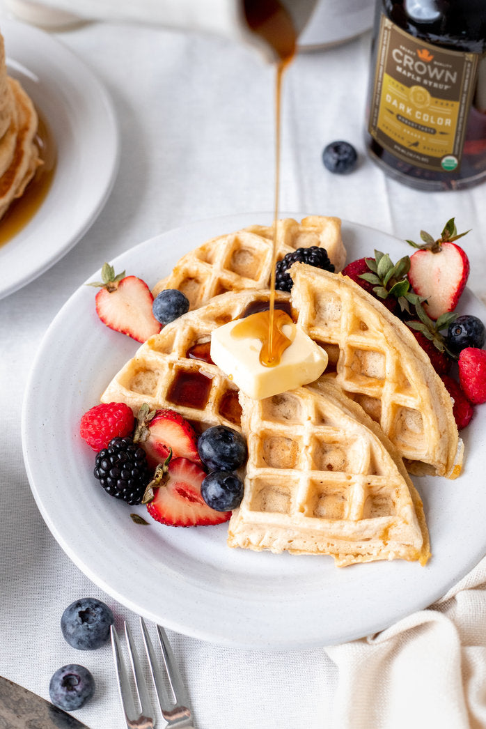 Crown Maple Organic Maple Sugar Pancake and Waffle Mix - Pack of 6