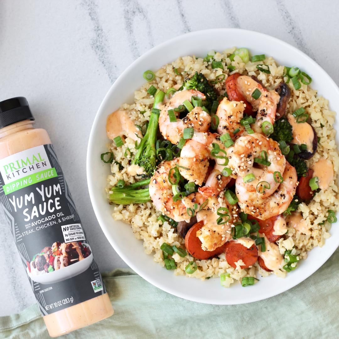 Primal Kitchen Dipping Sauces, Yum Yum Sauce & Chicken Dippin' Sauce - Pack of 2