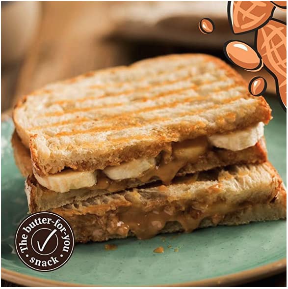 BNutty Gourmet Peanut Butter Holiday Gift 4 Pack - Cinnamon Sugar Cookie, Pecan Pie, Gingerbread, Joyful Cranberry