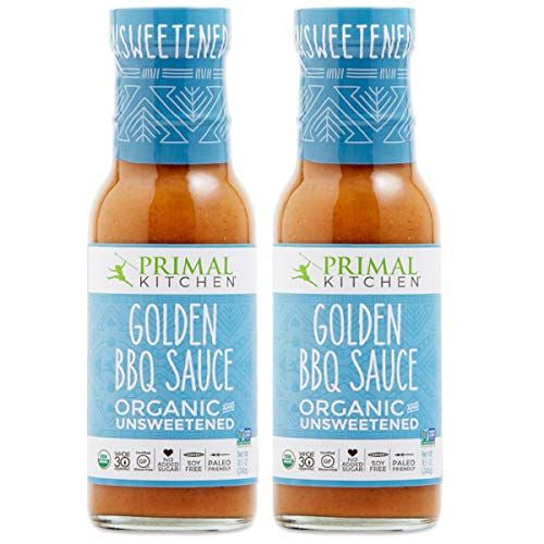 Primal Kitchen Golden BBQ Sauce, Organic & Unsweetened - Pack of 2