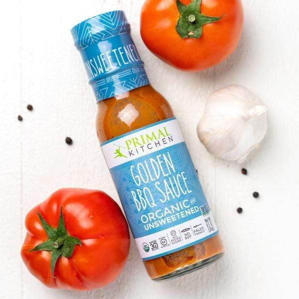Primal Kitchen Golden BBQ Sauce, Organic & Unsweetened - Pack of 2