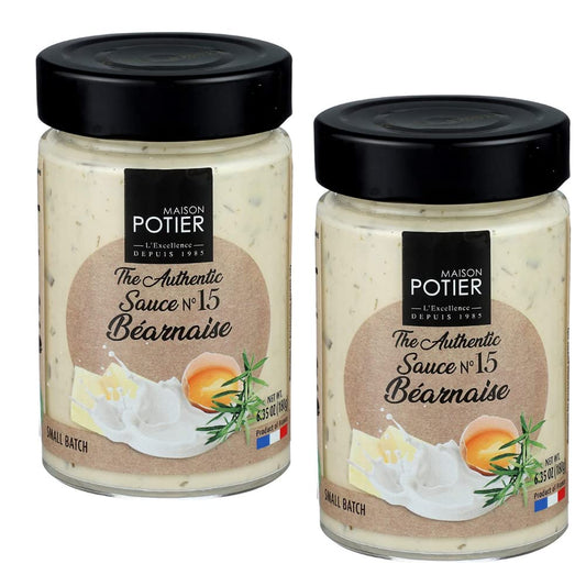Christian Potier Bearnaise Sauce, 6.35 oz, Gluten Free - Pack of 2