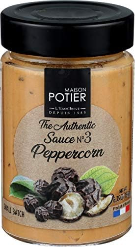 Christian Potier Peppercorn Shallot Sauce, 6.35 oz, Gluten Free - Pack of 2