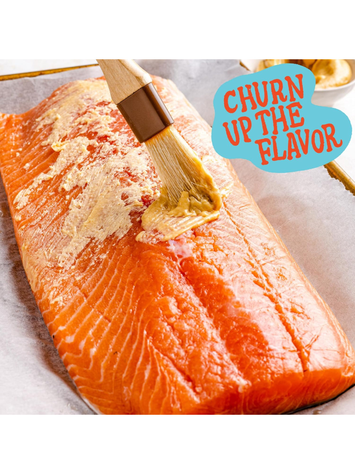 Churn Flavored Butter Grill Pack Churned with Organic Grass Fed Butter - Non-GMO- Pack of 3