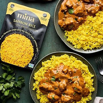 Mina Saffron Rice, Festive Rice, Pearl Couscous, Variety Pack - Pack of 6 - Ready to Eat, Microwavable, Couscous Pearls, Side Dishes, Vegan Protein, Non-GMO, Kosher